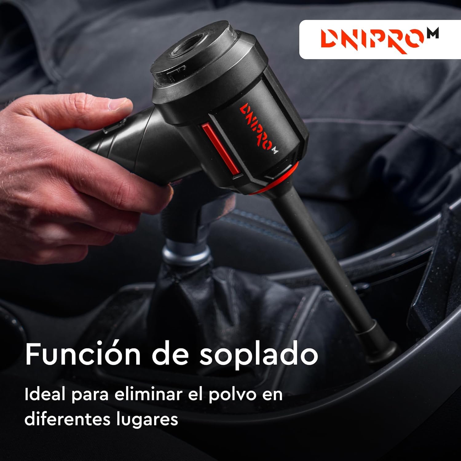 Aspirador de Mano Potente sin Cable 120W Dnipro-M VC-10BC - Imagen 3