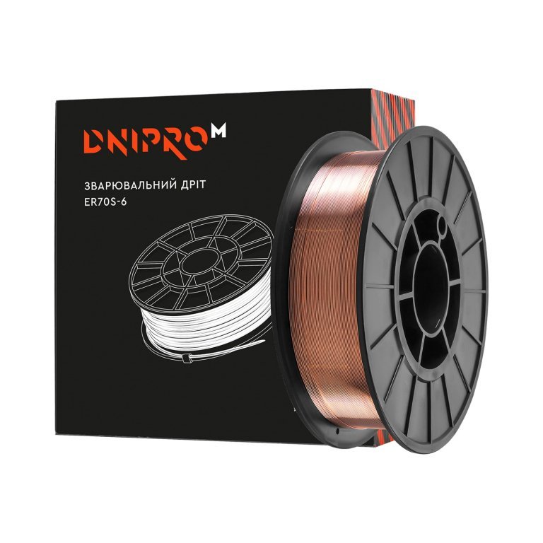 Alambre de soldadura Dnipro-M 0,8 mm 2,5 kg