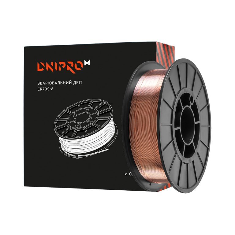 Alambre de soldadura Dnipro-M 0,8 mm 5 kg