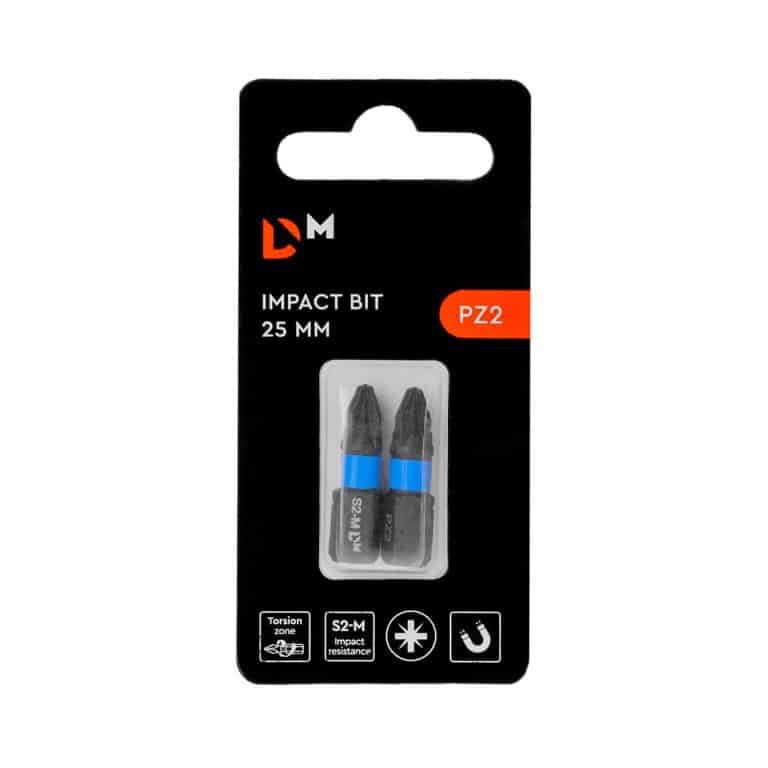 Broca Impacto Dnipro PZ2 25 mm 2uds.