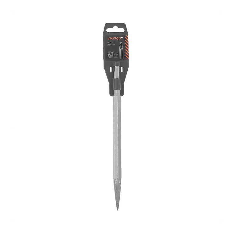Cincel Dnipro-M 14*250 mm en forma de pico, SDS+