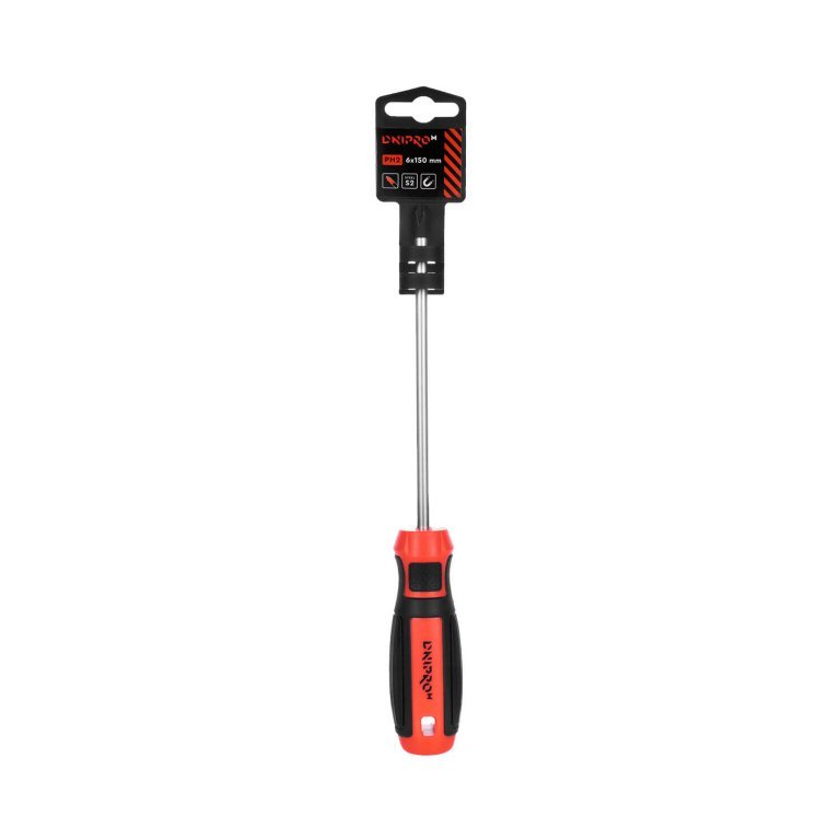 Destornillador Phillips Dnipro-M punta fosfato PH2 6x150, S2