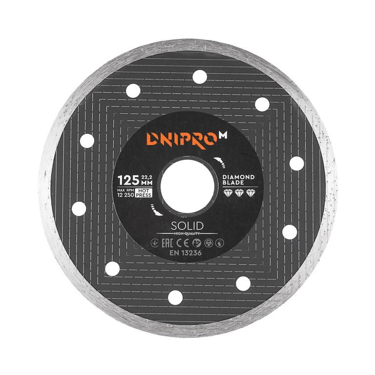 Disco de diamante Dnipro-M 125 22.2 Macizo