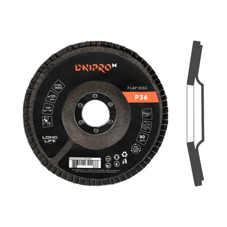 Disco de pétalo Cónico 125 22,2 (1 ud.) P36