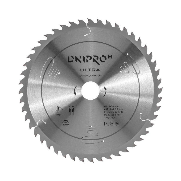 Disco de sierra Dnipro-M ULTRA 235 mm 30 25.4 48T