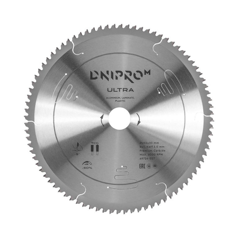 Disco de sierra Dnipro-M ULTRA 255 mm 30 25,4 84T