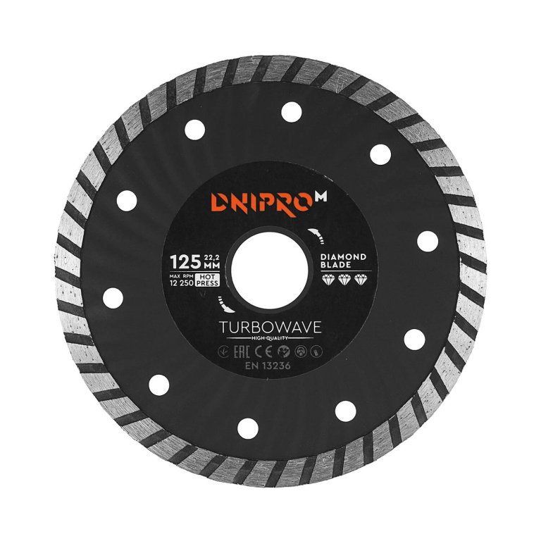 Disco diamantado Dnipro-M 125 22.2 Turbowave