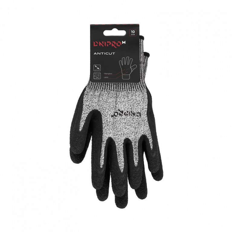 Guantes de trabajo Dnipro-M Anticut resistentes a cortes talla 10