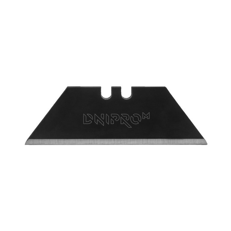 Hoja trapecio Dnipro-M ULTRA 61x19x0,6 mm SK2 negro 10uds.
