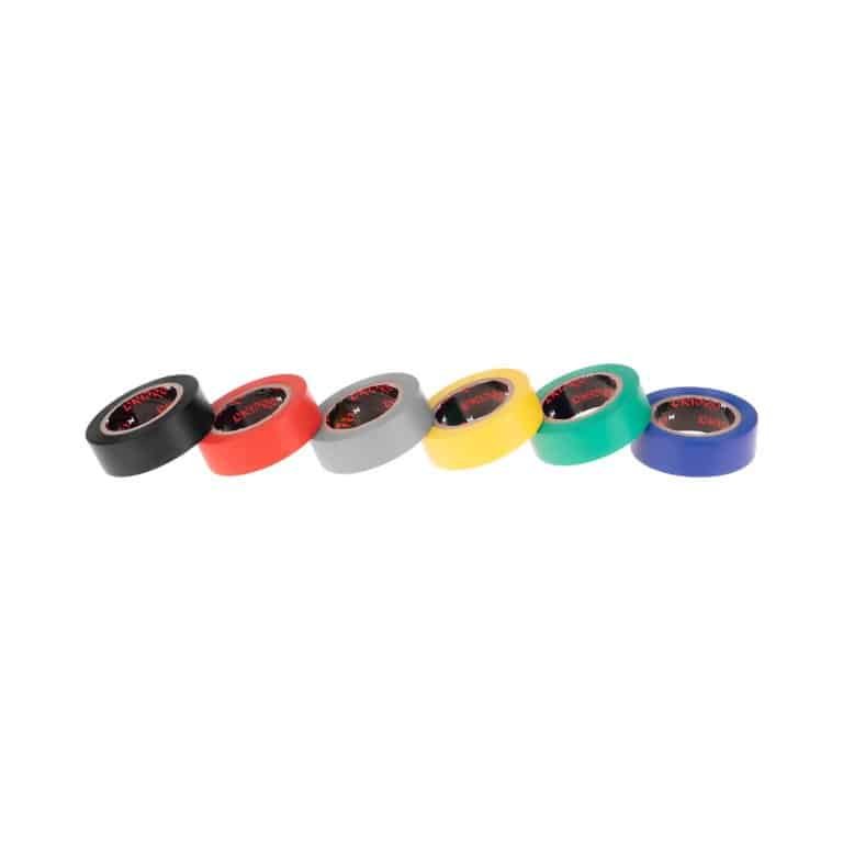 Juego de cinta aislante Dnipro-M Multi Fix 10 m 19 mm 0,13 mm 6 uds.