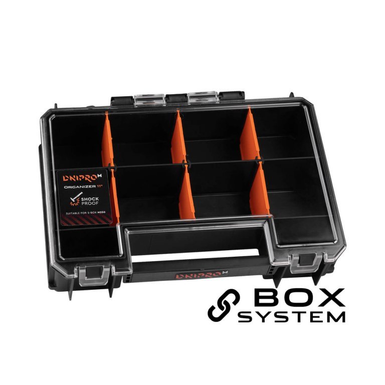 Organizador Dnipro-M S-Box 11", policarbonato