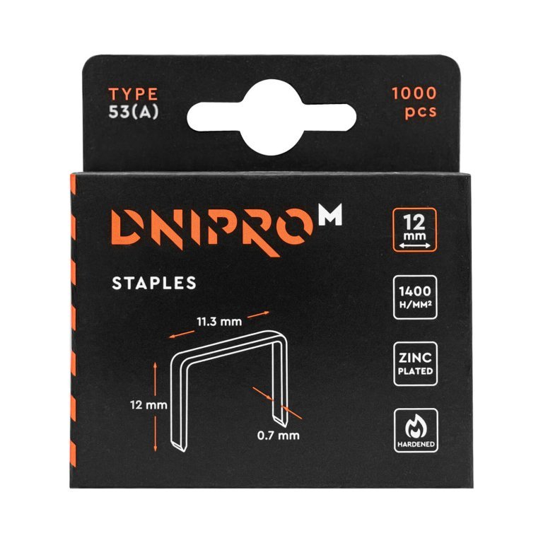 Soportes templados galvanizados Dnipro-M 53 (A) 12 mm