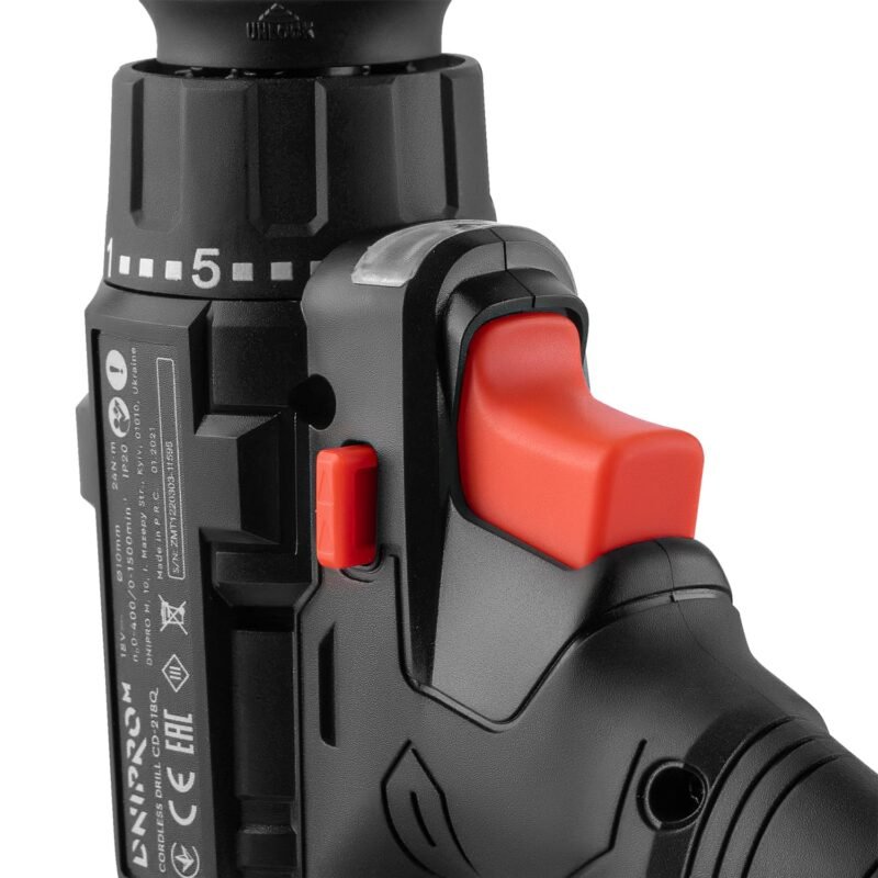 Taladro atornillador inalámbrico Dnipro-M CD-218Q (sin batería ni cargador) - Imagen 8