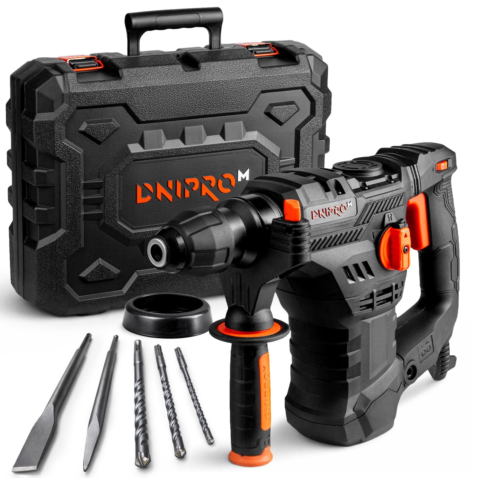 Martillo Percutor Perforador SDS Plus 1650W 5,5J 4 Modos BH-20