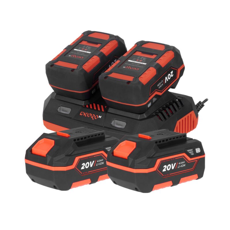Baterías recargable BP-240 4 A/h (4 uds.) + Cargador FC-230 Dual (3A)