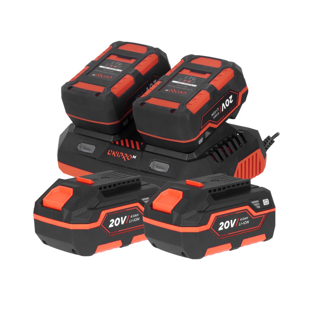 Baterías recargable BP-240 4 A/h (4 uds.) + Cargador FC-230 Dual (3A)