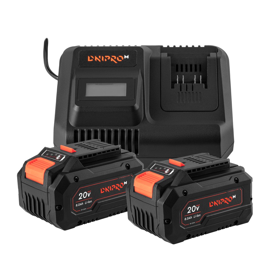 Baterías recargable BP-280N 8 Ah (2 uds,) + Cargador FC-280C (8A)