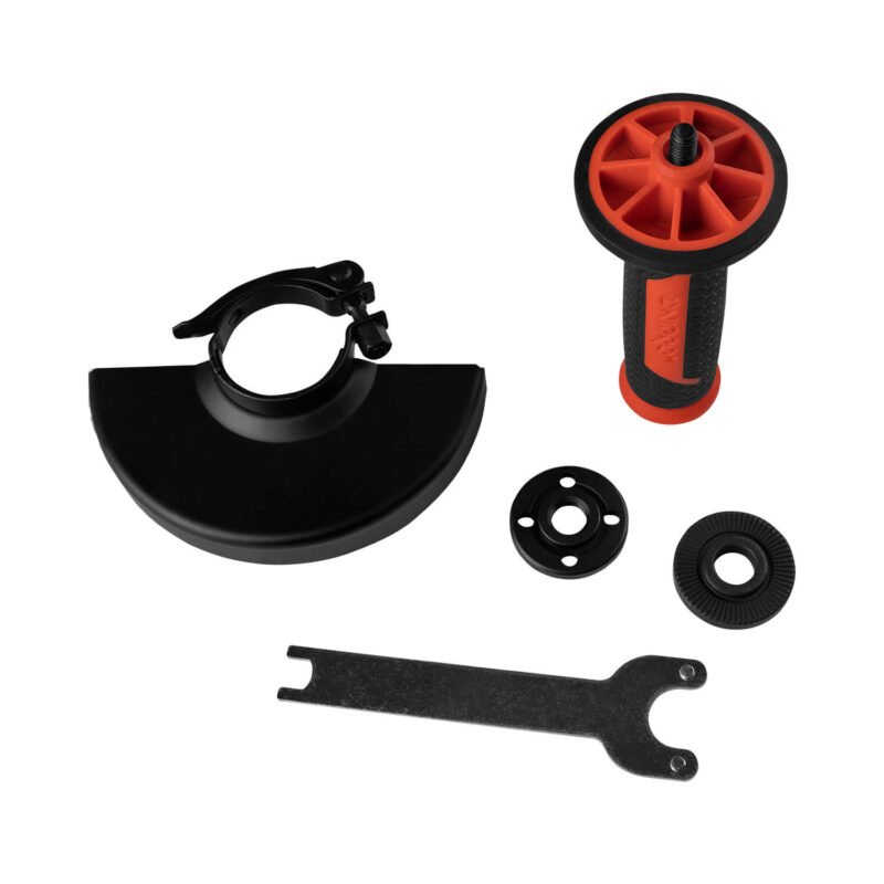 Taladro atornillador Dnipro-M CD-201HBC Compact +  Amoladora inalámbrica DGA-201BC Ultra + Perforador inalámbrico  DHR-201BC Compact +  Baterías 4 A/h (2 uds.) + Cargador Dual (3A) + Bolsa de herramientas - Imagen 18