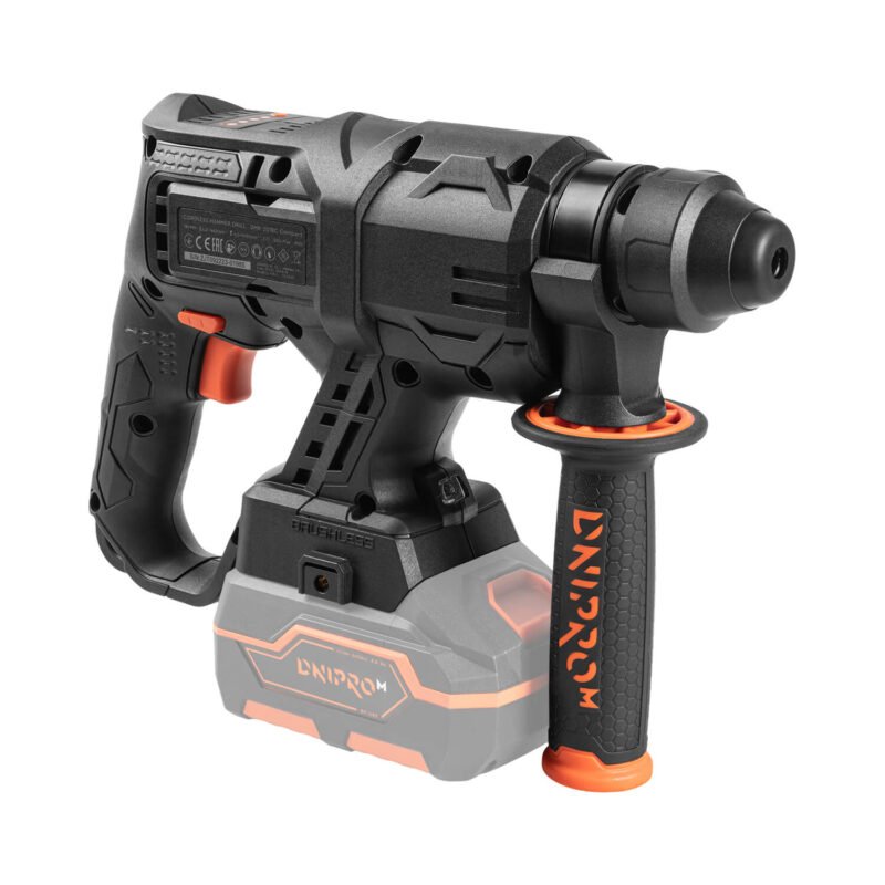 Taladro atornillador Dnipro-M CD-201HBC Compact +  Amoladora inalámbrica DGA-201BC Ultra + Perforador inalámbrico  DHR-201BC Compact +  Baterías 4 A/h (2 uds.) + Cargador Dual (3A) + Bolsa de herramientas - Imagen 21