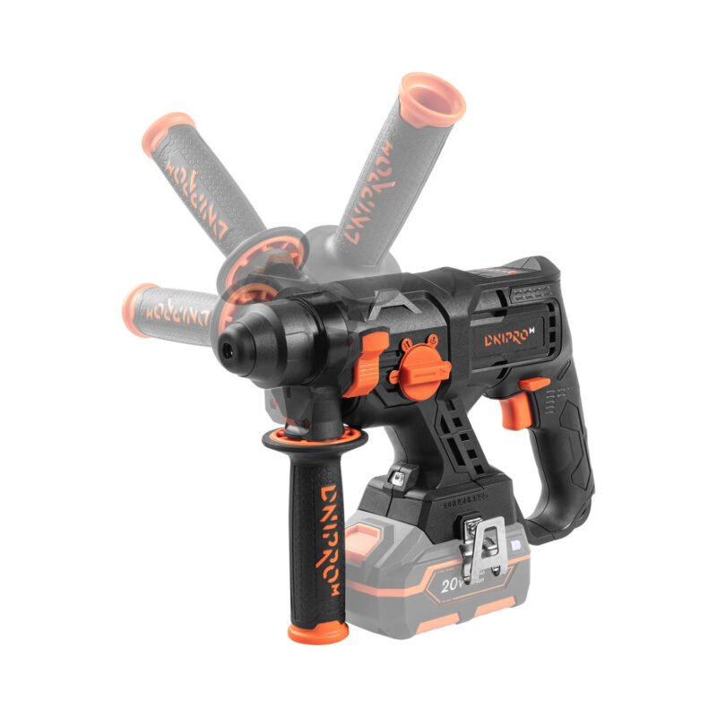 Taladro atornillador Dnipro-M CD-201HBC Compact +  Amoladora inalámbrica DGA-201BC Ultra + Perforador inalámbrico  DHR-201BC Compact +  Baterías 4 A/h (2 uds.) + Cargador Dual (3A) + Bolsa de herramientas - Imagen 23