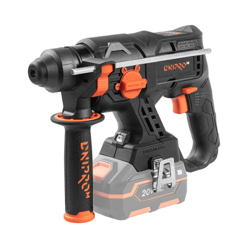 Taladro atornillador Dnipro-M CD-201HBC Compact +  Amoladora inalámbrica DGA-201BC Ultra + Perforador inalámbrico  DHR-201BC Compact +  Baterías 4 A/h (2 uds.) + Cargador Dual (3A) + Bolsa de herramientas - Imagen 28