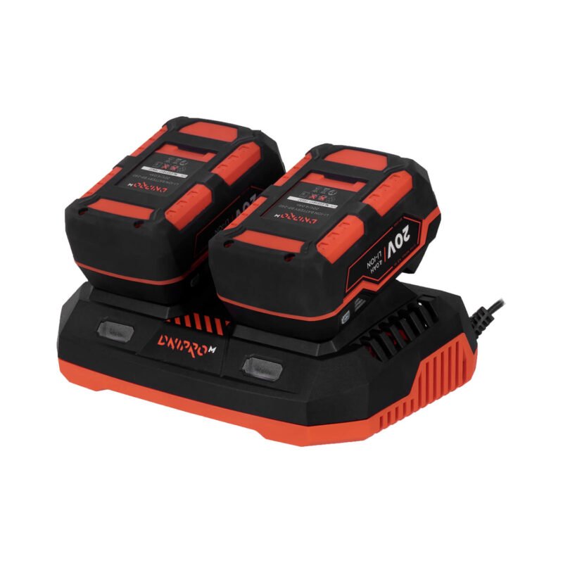 Taladro atornillador Dnipro-M CD-201HBC Compact +  Amoladora inalámbrica DGA-201BC Ultra + Perforador inalámbrico  DHR-201BC Compact +  Baterías 4 A/h (2 uds.) + Cargador Dual (3A) + Bolsa de herramientas - Imagen 38