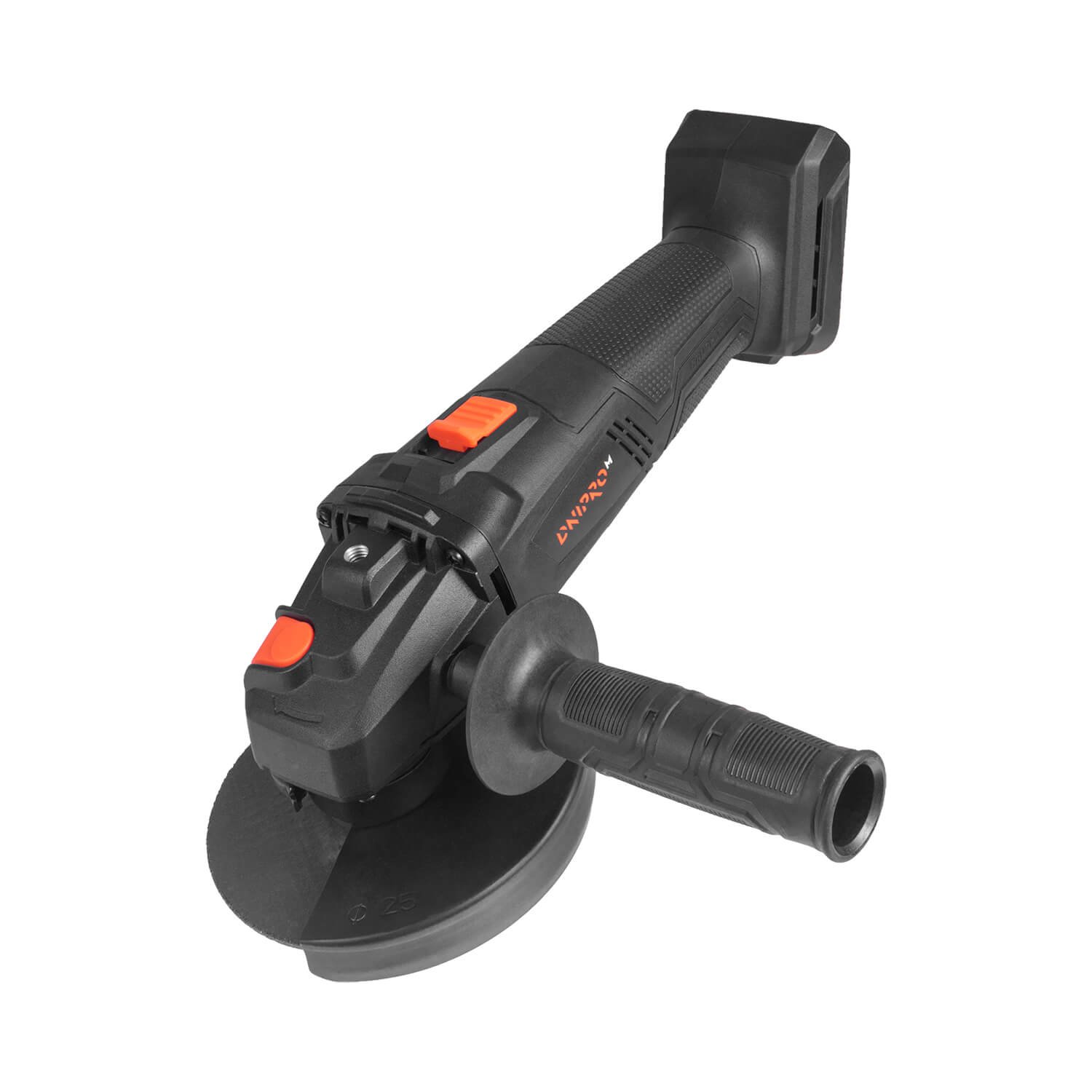 Amoladora angular inalámbrica Dnipro-M DGA-200BC ULTRA +  Batería 4 A/h (2 uds.) + Cargador 3 A + Maletin - Imagen 3