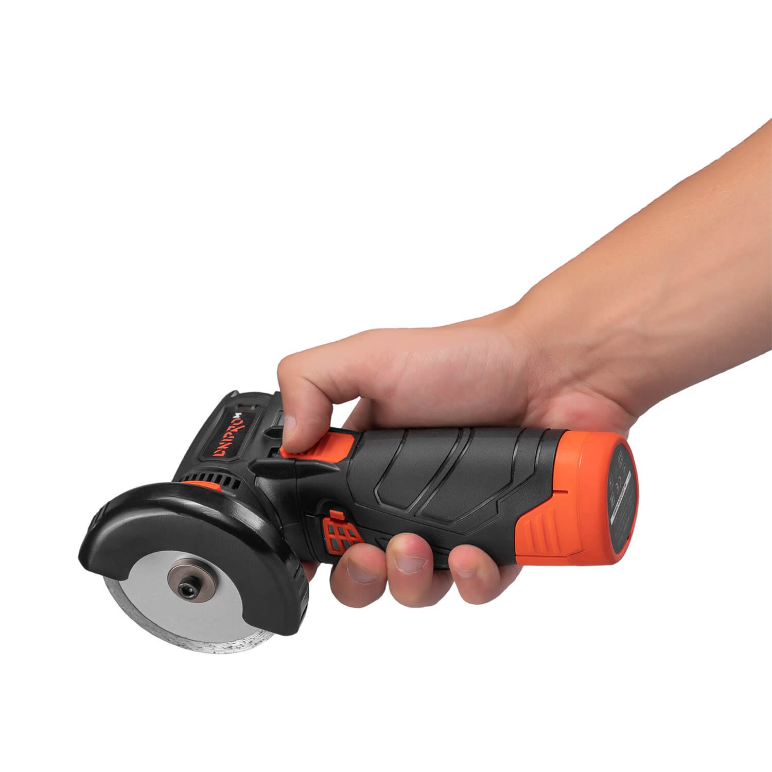 Taladro atornillador inalámbrico CD-12Q + Atornillador de impacto a batería TD-12 + Amoladora inalámbrica CG-12BC Ultra +  Batería 2 Ah + Cargador 2,3 A + Disco de corte (5 uds.) + Disco Diamantado (1 uds.) + Disco Multi Cut (1 uds.) + Juego de puntas (10 uds.) + Maletin - Imagen 16