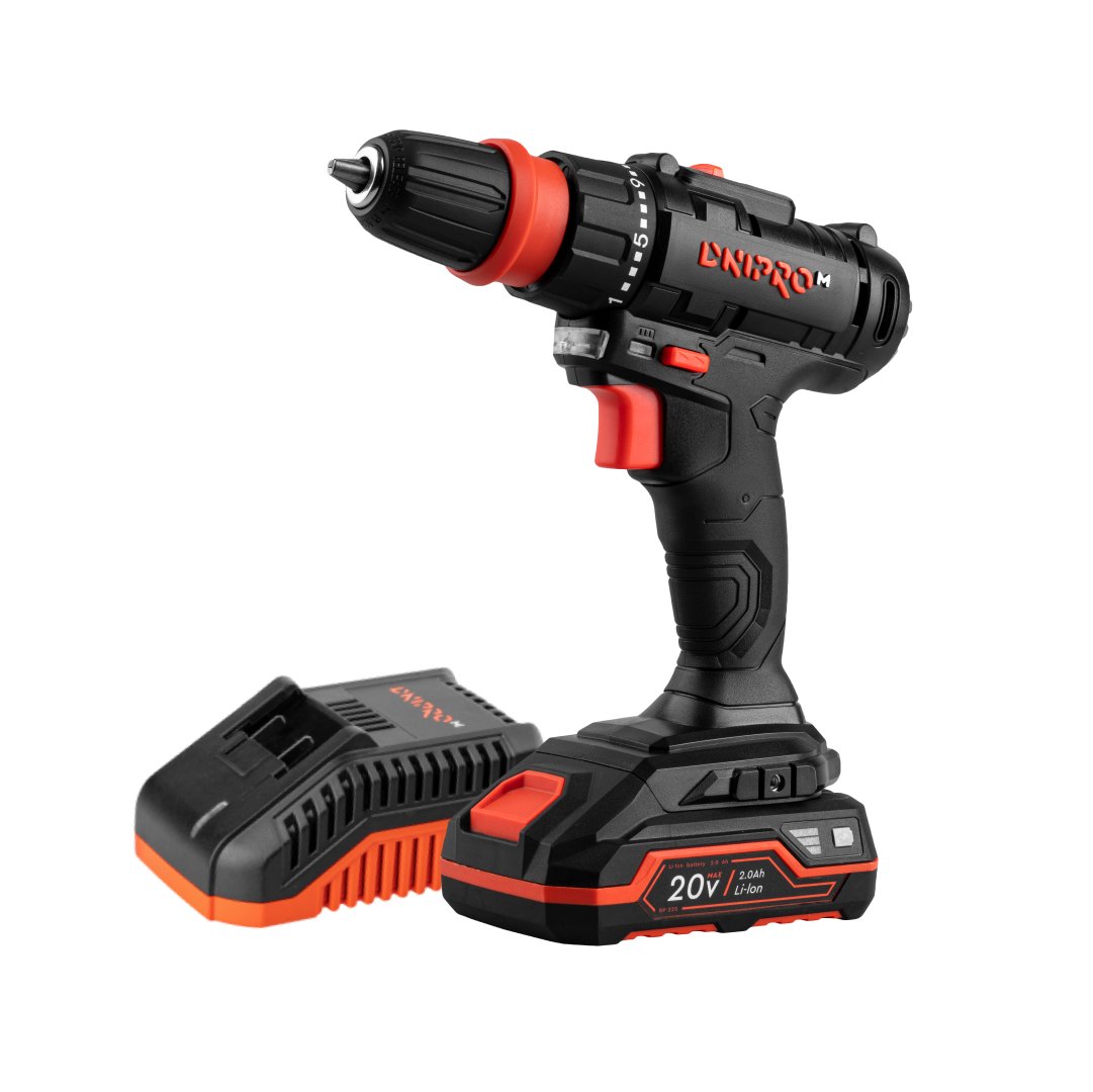 Taladro atornillador inalámbrico Dnipro-M CD-218Q + Batería 2 A/h + Cargador 3 A