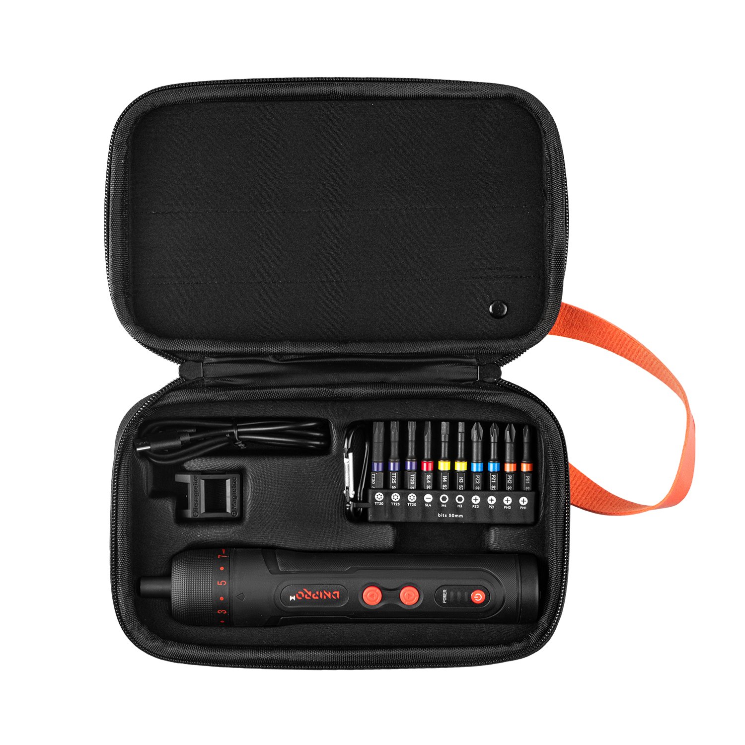 Kit de Herramientas Inalámbricas Dnipro-M – Atornillador CSD-40X y Linterna ULTRA CFL-36M para Hogar, Taller y Exterior - Imagen 12