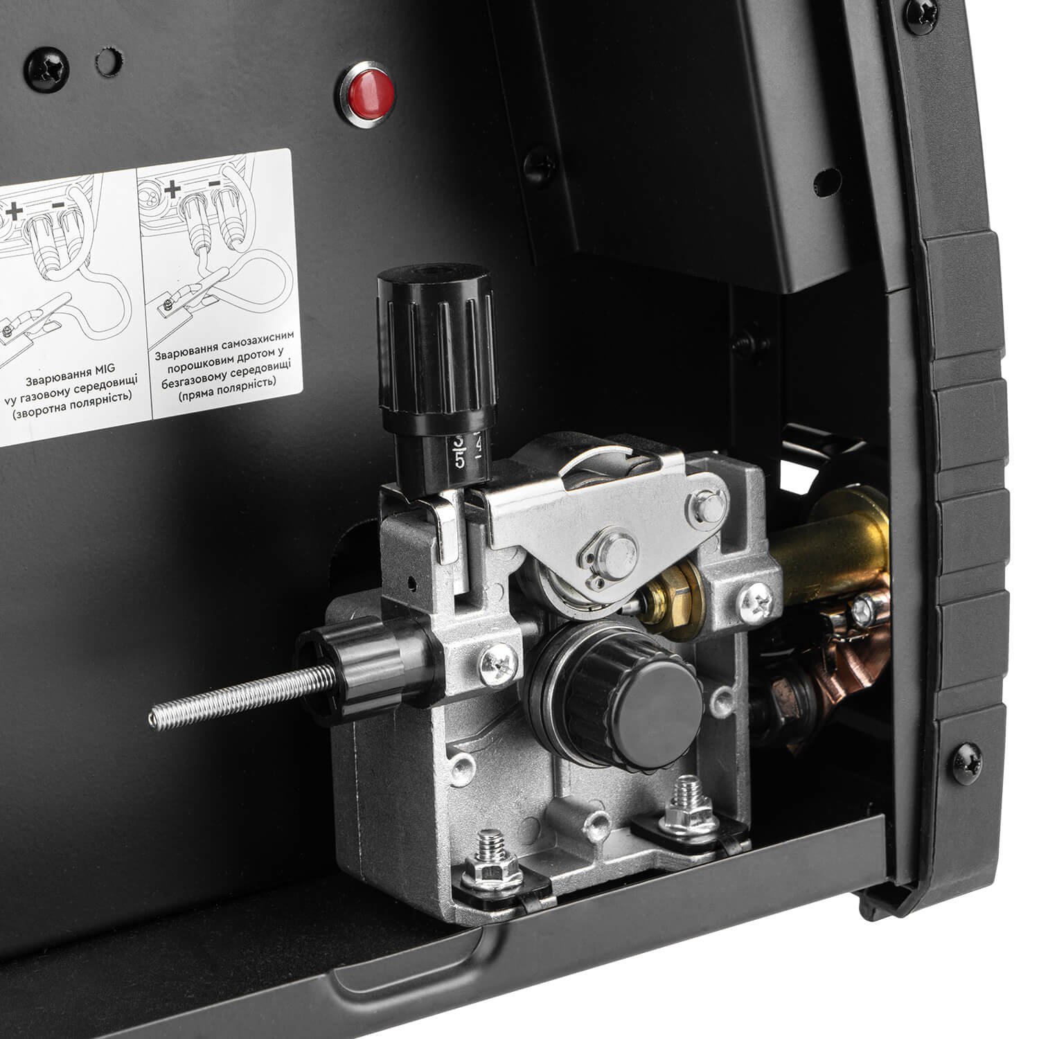 Kit de Soldadura Profesional Dnipro-M MIG/MMA MG-18DX (170A) – Inversor Semiautomático con Máscara WM-39N, Amoladora Angular 1200W, Guantes de Soldador y Alambre E71T-GS 0.8 mm (1 kg) - Imagen 8